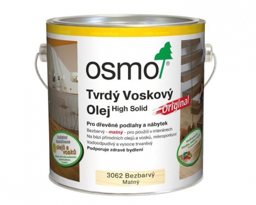 OSMO Tvrdý voskový olej matný 3062 2,5 l