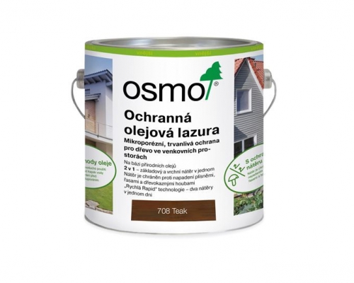 OSMO Terasový olej teak 007 2,5 l