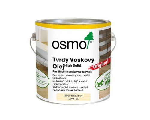OSMO Tvrdý voskový olej bezbarvý 3065 0,75 l
